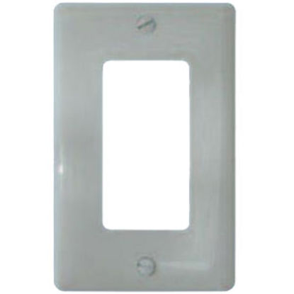 Picture of Diamond Group  White 1 Decor Opening Switch Plate Cover 59939 69-8803                                                        