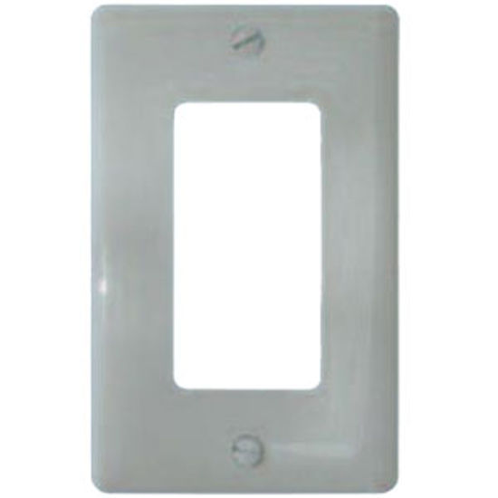 Picture of Diamond Group  White 1 Decor Opening Switch Plate Cover 59939 69-8803                                                        