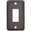 Picture of Diamond Group  3-Pack Brown Single Opening Switch Plate Cover DG118PB 69-8862                                                