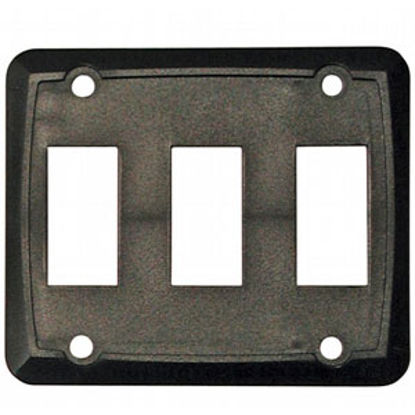 Picture of Diamond Group  3-Pack Black Triple Opening Switch Plate Cover DG315PB 69-8868                                                