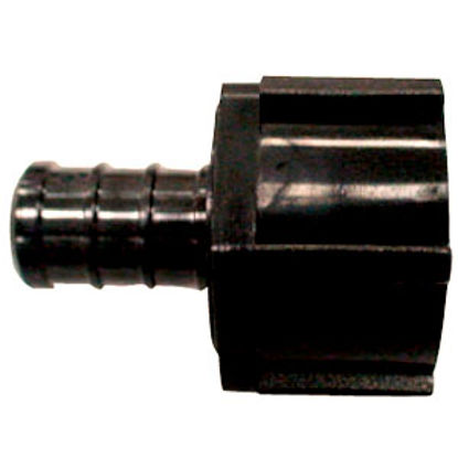 Picture of EcoPoly Fittings  1/2" PEX Black Plastic Fresh Water Straight Fitting 29873 69-8999                                          