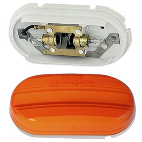Picture of Grote  Amber 4" x 2" Side Marker Light 45263 69-9063                                                                         