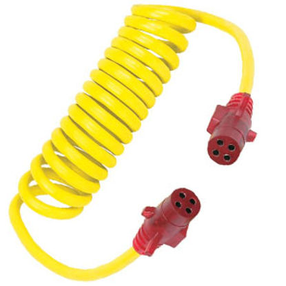 Picture of Hopkins Endurance (TM) 4-Round To 4-Round Trailer Wiring Connector Adapter w/8' Wire 47045 69-9126                           