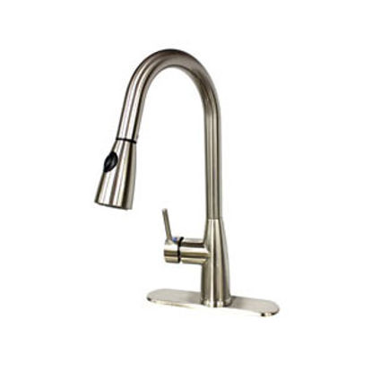 Picture of Lasalle Bristol  Nickel w/Single Lever Kitchen Faucet w/Pull Down Spout 26PO8880BN 69-9235                                   