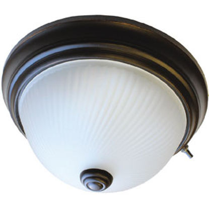 Picture of Lasalle Bristol  Oil Rubbed Bronze LED Ceiling Interior Light w/Alabaster Glass Lens 410129512744RT 69-9236                  