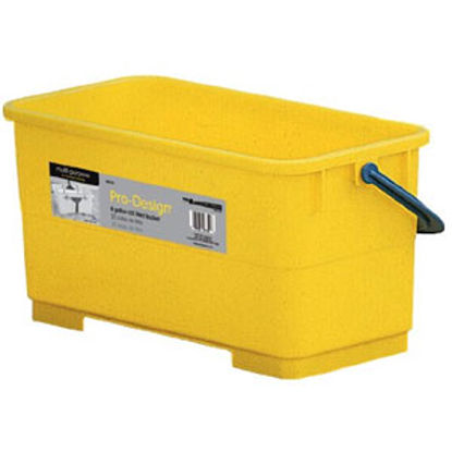 Picture of Mr Longarm ProDesign(R) Yellow 8" / 6 Gallon Bucket w/ Handle 8750 69-9343                                                   