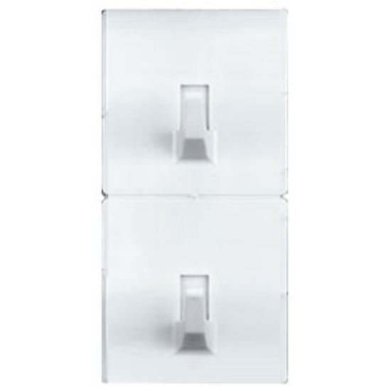 Picture of Magic Mounts Magic Mounts (R) 2-Pack White 2" x 2" Self-Adhesive Utility Hooks 3706 69-9349                                  