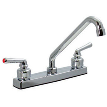 Picture of Phoenix Faucets  Chrome w/Teapot Handles Hi Rise 8" Kitchen Faucet PF211323 69-9474                                          