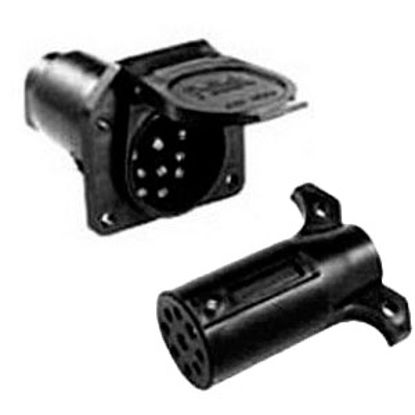 Picture of Pollak  9-Way Round Trailer End Trailer Connector 12-905 69-9526                                                             