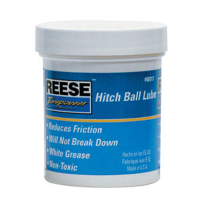 Picture of Reese  4 oz Jar White Trailer Hitch Ball Grease 58117 69-9687                                                                