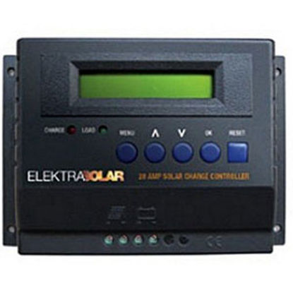 Picture of Elektra Solar  375W 25A Battery Charger Controller for 12/24V Solar Panel 60025 69-9702                                      