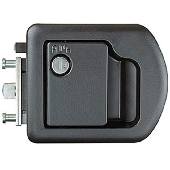 Picture of RV Designer  Black Die Cast Zinc Alloy & Steel Entry Door Latch T505 69-9755                                                 