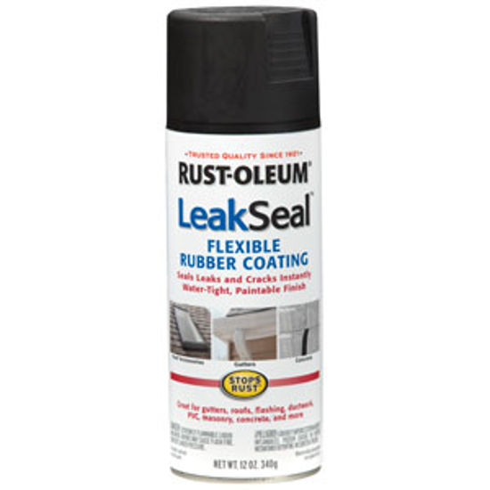 Picture of Rust-Oleum Leakseal (R) 12Oz Black Spray Can Paint 265494 69-9767                                                            