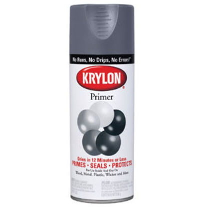 Picture of Krylon  Gray 12 Oz Aerosol Can Paint Primer K1318 69-9769                                                                    