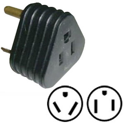 Picture of Surge Guard  30M/15F Power Cord Adapter 09522TR08 69-9928                                                                    