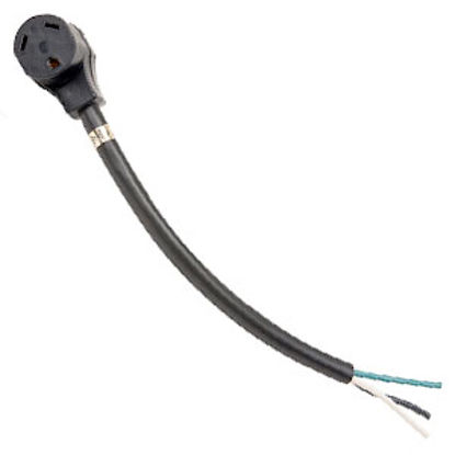 Picture of Surge Guard  18' 30A Black Power Cord w/T Pull Handle 30A18FOST 69-9931                                                      