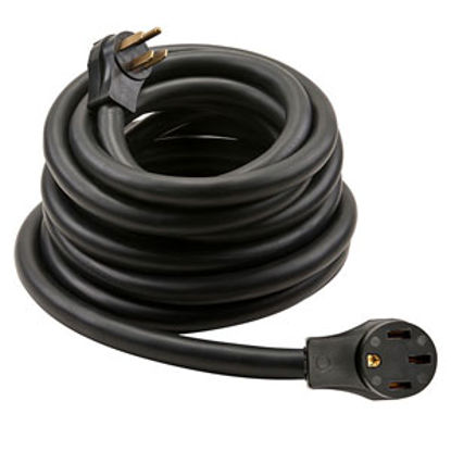 Picture of Surge Guard FLEX50A (TM) 15' 50A Black Power Cord w/T Pull Handle 50A15MFSE 69-9936                                          