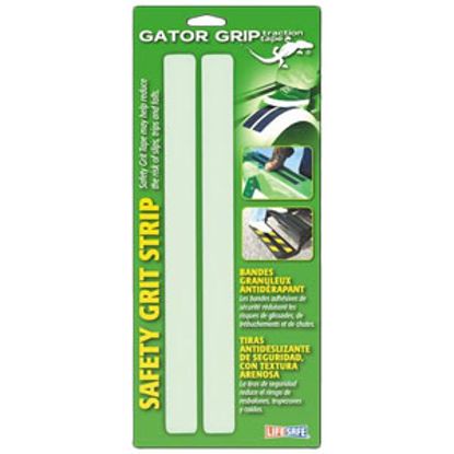 Picture of Top Tape Gator Grip (R) Anti-Slip Strip, Glow-in-the-Dark, 1" x 12", 2/pk RE633GL 69-9968                                    