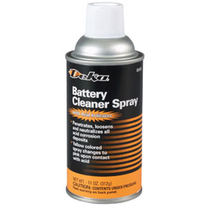 Picture of East Penn Deka 11 oz Can Battery Terminal Cleaner Spray w/ Acid Indicator 00450 70-3145                                      