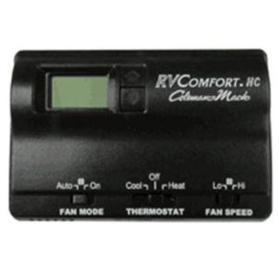 Picture of Coleman-Mach  Black Single Stage Heat Digital Wall Thermostat 8530-3481 70-8893                                              