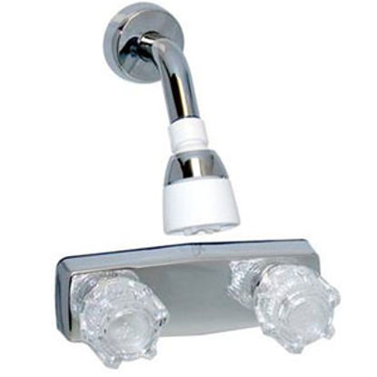 Picture of Phoenix Faucets  4" Polished Chrome Plated Plastic Shower Valve w/Clear Knobs PF213344 70-9450                               