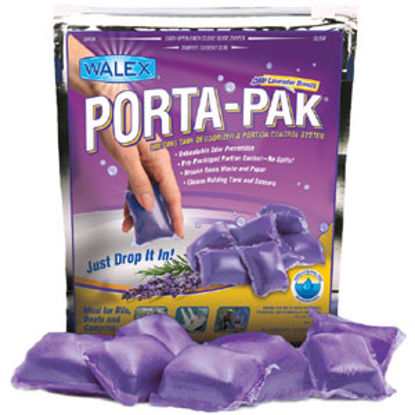 Picture of Walex Porta-Pak (R) 2-Bag 32 Gram Pouch Levender Holding Tank Treatment w/Deodorant PPRV2LAV 71-0044                         