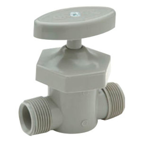 Picture of QEST Qicktite (R) 3/4" MPT Acetal Stop Valve  71-0090                                                                        