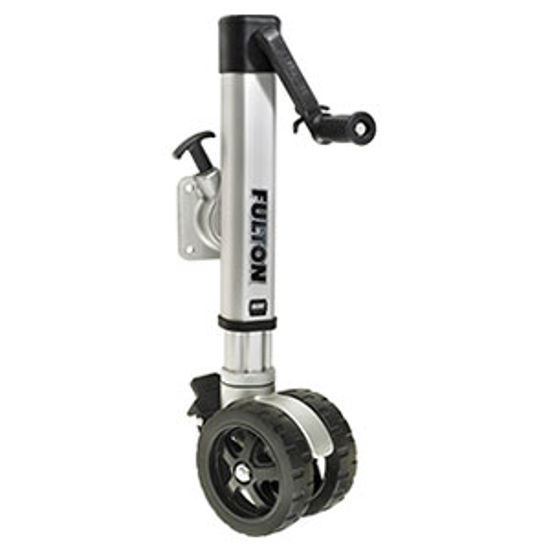 Picture of Bulldog-Fulton F2 (R) Silver 1600 Lb Twin Track Sidewind Trailer Jack 1413020134 71-0113                                     