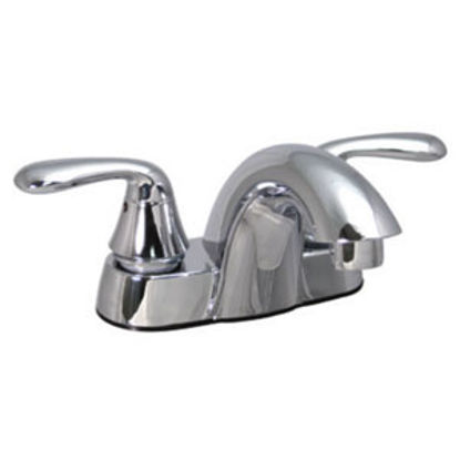 Picture of Phoenix Faucets  Chrome w/2 Lever Low Arc 4" Lavatory Faucet PF232301 71-0597                                                
