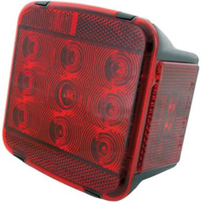 Picture of Diamond Group  Red 4-3/4"x3-1/4" 9-LED Stop/ Turn/ Tail Light WP02-0065 71-2580                                              
