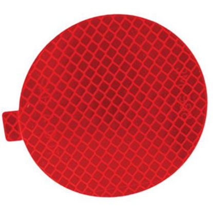 Picture of Diamond Group  3" Round Red Stick-On Reflector WP11-0001 71-2593                                                             