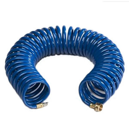 Picture of American Brass  15'L Expandable Garden Hose CRD-COIL-BLU-HS 71-3503                                                          