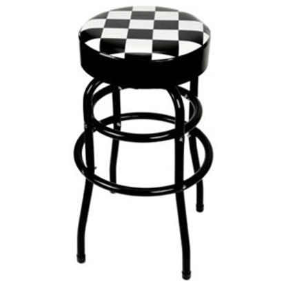 Picture of Performance Tool  Checkered Bar Stool W85023 71-4718                                                                         