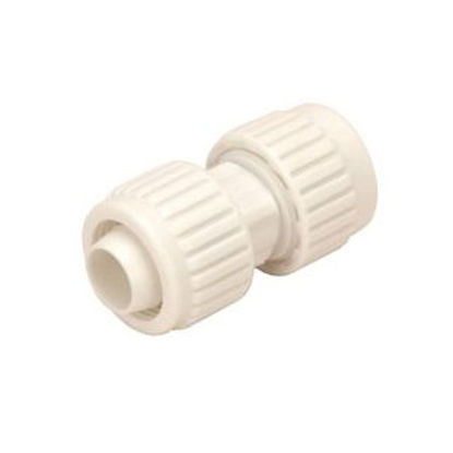 Picture of Flair-It  3/4" PEX x 3/4" PEX White Plastic Fresh Water Straight Fitting 16846 72-0779                                       