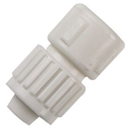 Picture of Flair-It  3/8" PEX x 3/8" MPT White Plastic Fresh Water Straight Fitting 16850 72-0782                                       