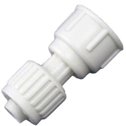 Picture of Flair-It  1/2" PEX x 3/4" Ball Cock Svl End Nut Wht Plastic Fresh Water Straight Fitti 16865 72-0795                         