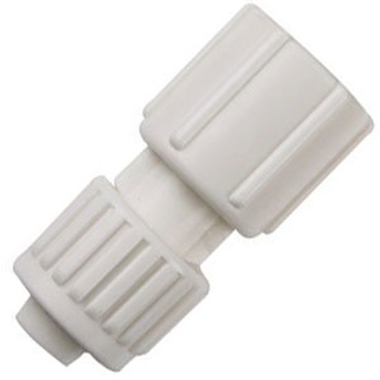 Picture of Flair-It  1/2" PEX x 1/2" FBSP Swivel End Nut White Plastic Fresh Water Straight Fitti 16873 72-0803                         