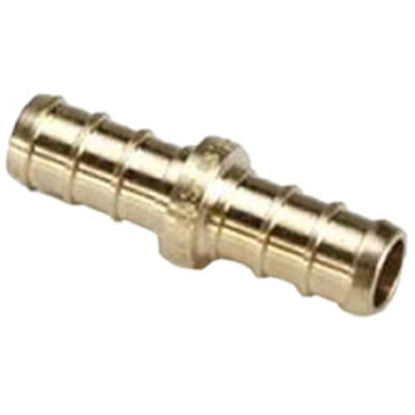 Picture of BestPEX  3/8" PEX Brass Straight Fresh Water Coupler Fitting 51131 72-0823                                                   