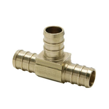 Picture of BestPEX  3/8" PEX Brass Tee Fresh Water Coupler Fitting 51150 72-0830                                                        