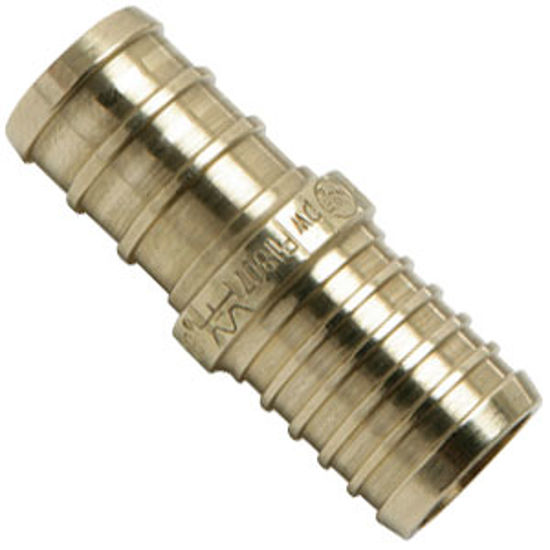 Picture of BestPEX  1/2" PEX x 1/2" Brass Fresh Water Straight Fitting 51164 72-0832                                                    