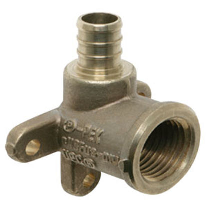 Picture of BestPEX  1/2" PEX x 1/2" FPT Brass Fresh Water Drop-Ear Elbow 51181 72-0835                                                  