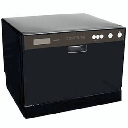 Picture of Contoure  17-1/4"H Black Countertop Dishwasher RV-D2250B 72-1394                                                             