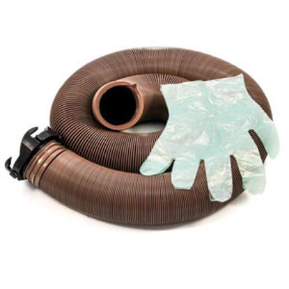 Picture of Camco  Brown 20' 15 Mil Vinyl Sewer Hose 39635 88-1000                                                                       