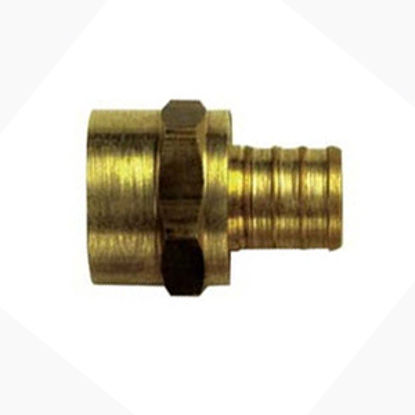 Picture of BestPEX  3/4" Hose Barb x 3/4" FPT Brass Fresh Water Straight Fitting 41130 88-9111                                          