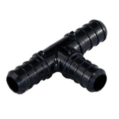 Picture of BestPEX  3/8" PEX Black Plastic Fresh Water Tee 28831 88-9245                                                                