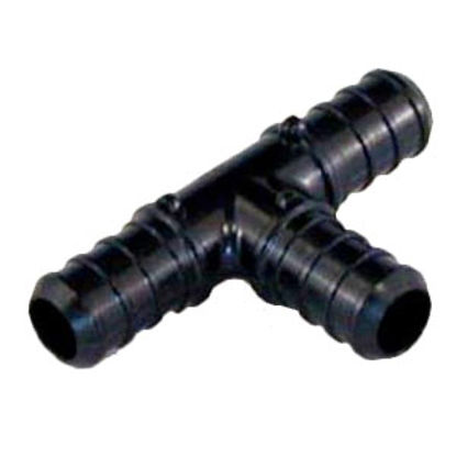 Picture of EcoPoly Fittings  3/4" PEX Black Plastic Fresh Water Tee 28827 88-9248                                                       