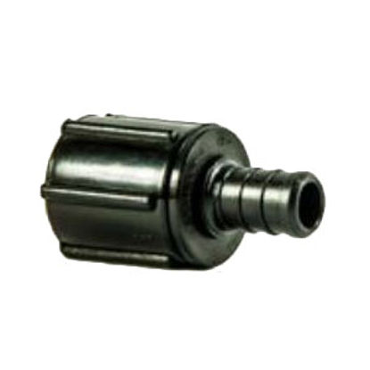 Picture of EcoPoly Fittings  1/2" PEX x 1/2" FPT Swivel Nut Polysulfone Fresh Water Straight Fitting 28873 88-9279                      