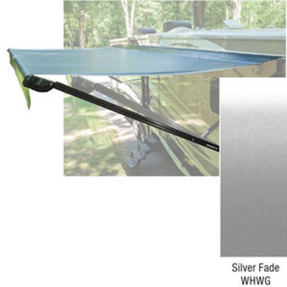 Picture of Lippert Solera 10' w/ 8' Ext Silver Fade W WG Vinyl Patio Awning V000307065 90-2016                                          