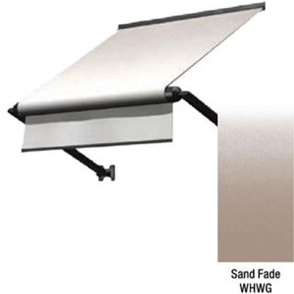 Picture of Lippert Solara Sand Fade Vinyl 72"L X 18"Ext Manual Window Awning V000335106 90-2339                                         