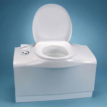 Picture of Thetford Cassette (R) C402C Cassette C402C White/ Medium Gray High Profile Permanent Toilet 32812 92-2051                    